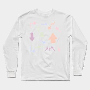 Pastel arrows set Long Sleeve T-Shirt